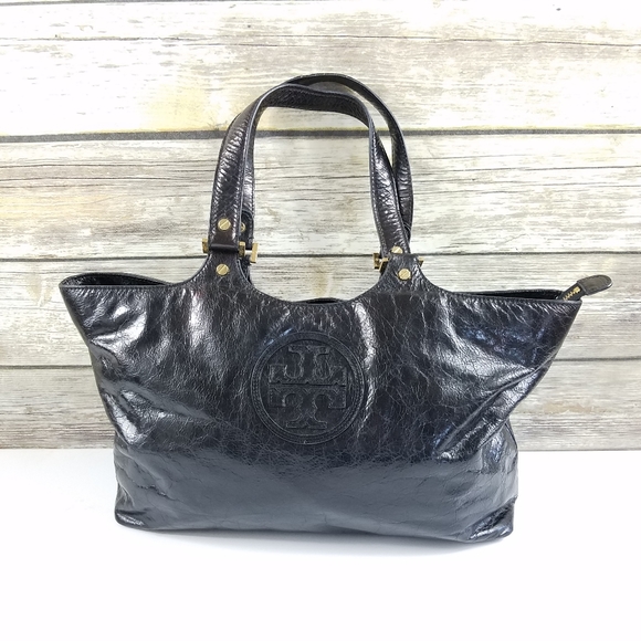 Tory Burch Clayton Classic Bombe Leather Purse - Picture 2 of 8